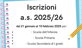 Circ. n. 102 – a.s. 2024 – 2025 – Rinvio iscrizioni a.s. 2025-26 dal 21 gennaio al 10 febbraio 2025